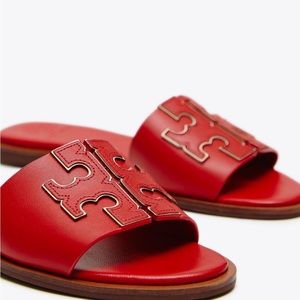 Tory Burch Ines Slide in Red